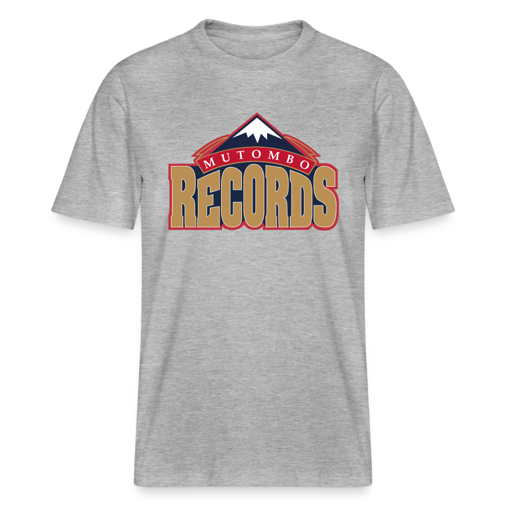 T-shirt Relaxed Fit white / Mutombo Records - Denver Nuggets - heather grey