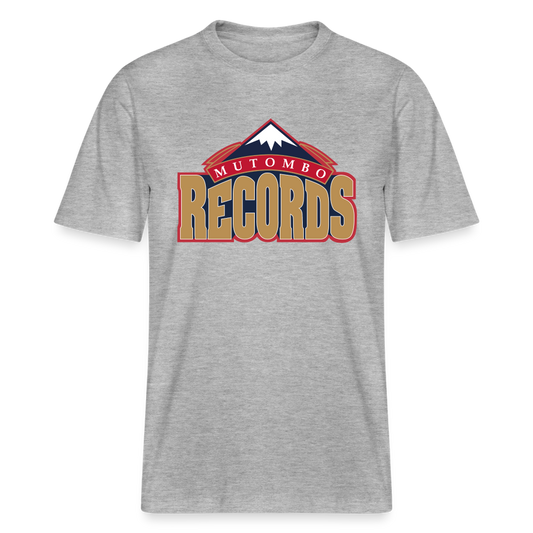 T-shirt Relaxed Fit white / Mutombo Records - Denver Nuggets - heather grey